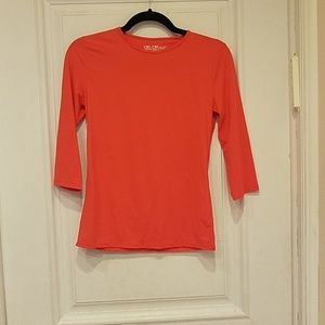 CHI CHI | Coral 3/4 sleeve top